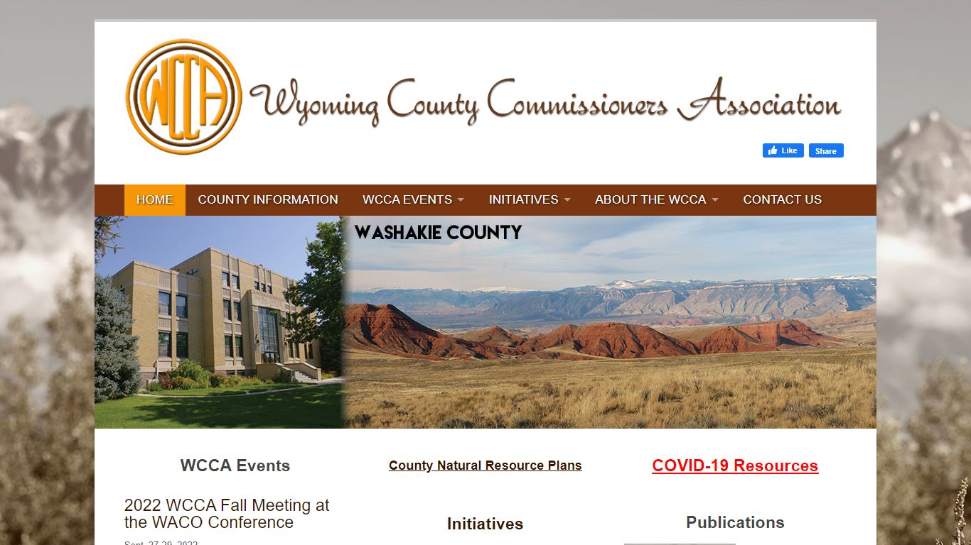 Wyoming County Commissioners Association :: Home - wyo-wcca.org